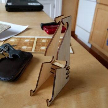 Intra απο ξύλο plywood 3mm-4mm πάχος - Πολυγωνική βάση τηλεφώνου Δίασταση 30x30 cm Intraeaxys-pok3rj97 - Image 8