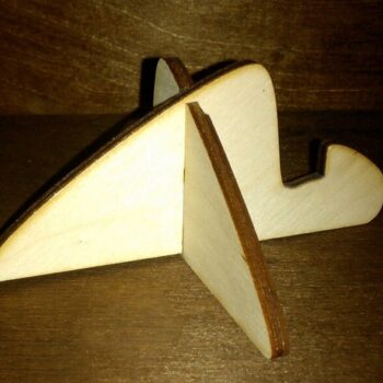 Intra απο ξύλο plywood 3mm-4mm πάχος - Easy Wood θήκη τηλεφώνου Mini απλή βάση τηλεφώνου 6mm Δίασταση 30x30 cm Intraeaxys-eoxl64qo - Image 1