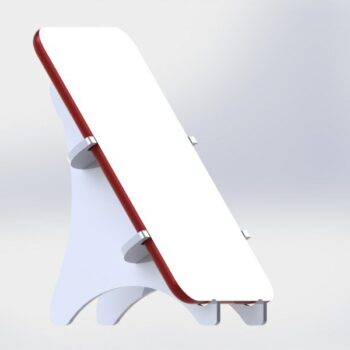 Intra απο ξύλο plywood 3mm-4mm πάχος - Βάση Gadget Βάση τηλεφώνου Βάση tablet Δίασταση 30x30 cm Intraeaxys-eoxl6n4o - Image 3