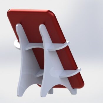 Intra απο ξύλο plywood 3mm-4mm πάχος - Βάση Gadget Βάση τηλεφώνου Βάση tablet Δίασταση 30x30 cm Intraeaxys-eoxl6n4o - Image 4