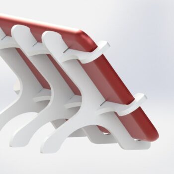 Intra απο ξύλο plywood 3mm-4mm πάχος - Βάση Gadget Βάση τηλεφώνου Βάση tablet Δίασταση 30x30 cm Intraeaxys-eoxl6n4o - Image 5