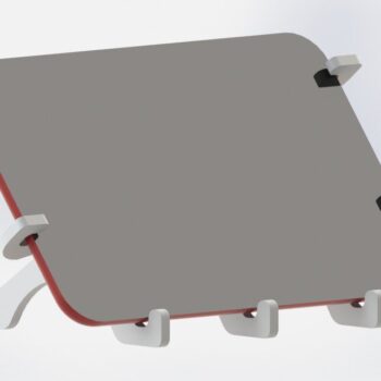 Intra απο ξύλο plywood 3mm-4mm πάχος - Βάση Gadget Βάση τηλεφώνου Βάση tablet Δίασταση 30x30 cm Intraeaxys-eoxl6n4o - Image 6