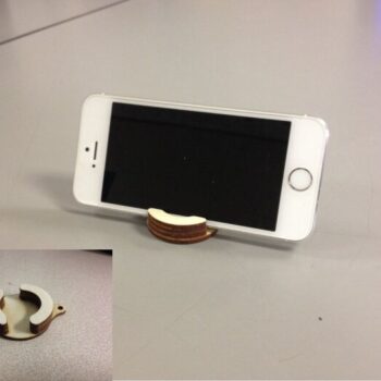 Intra απο ξύλο plywood 3mm-4mm πάχος - Πρότυπο βάσης έξυπνου τηλεφώνου Δίασταση 30x30 cm Intraeaxys-zo9y3nw7 - Image 1