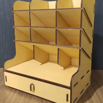 Intra απο ξύλο plywood 3mm-4mm πάχος - Συρταριέρα γραφείου αποθήκευσης κουτιού αποθήκευσης Δίασταση 30x30 cm Intraeaxys-075y4m3o - Image 1