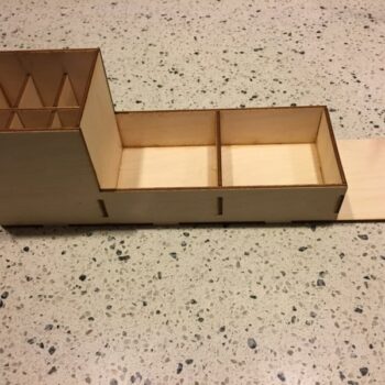 Intra απο ξύλο plywood 3mm-4mm πάχος - Οργανωτής γραφείου Δίασταση 30x30 cm Intraeaxys-67wzlrm7 - Image 3