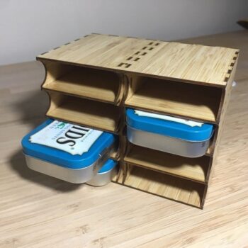 Intra απο ξύλο plywood 3mm-4mm πάχος - Τσιγκένια θήκη Altoid Δίασταση 30x30 cm Intraeaxys-joerdw67 - Image 1