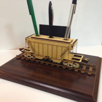 Intra απο ξύλο plywood 3mm-4mm πάχος - Grain Hopper Wagon Desk Organizer Δίασταση 30x30 cm Intraeaxys-91jdzlp1 - Image 3