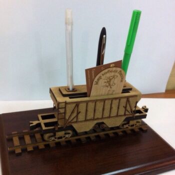 Intra απο ξύλο plywood 3mm-4mm πάχος - Grain Hopper Wagon Desk Organizer Δίασταση 30x30 cm Intraeaxys-91jdzlp1 - Image 8