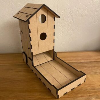 Intra απο ξύλο plywood 3mm-4mm πάχος - Wingspan Bird Feeder Dice Tower Δίασταση 30x30 cm Intraeaxys-lopqxl67 - Image 1