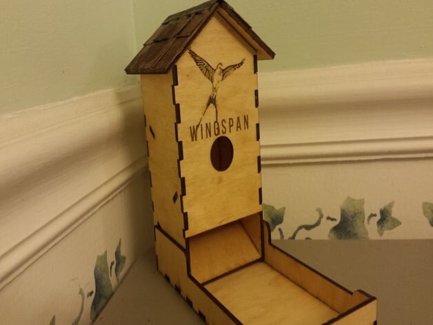 Intra απο ξύλο plywood 3mm-4mm πάχος - Wingspan Dice Tower Δίασταση 30x30 cm Intraeaxys-voq2nwdo