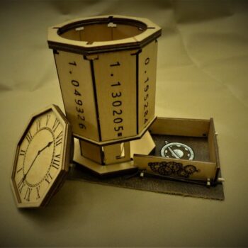 Intra απο ξύλο plywood 3mm-4mm πάχος - Steins Gate Dice Tower Δίασταση 30x30 cm Intraeaxys-r1z2jw21 - Image 1