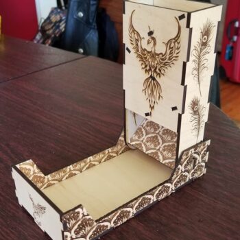 Intra απο ξύλο plywood 3mm-4mm πάχος - Πτυσσόμενος Πύργος Ζαριών Δίασταση 30x30 cm Intraeaxys-r7vmwrk7 - Image 1