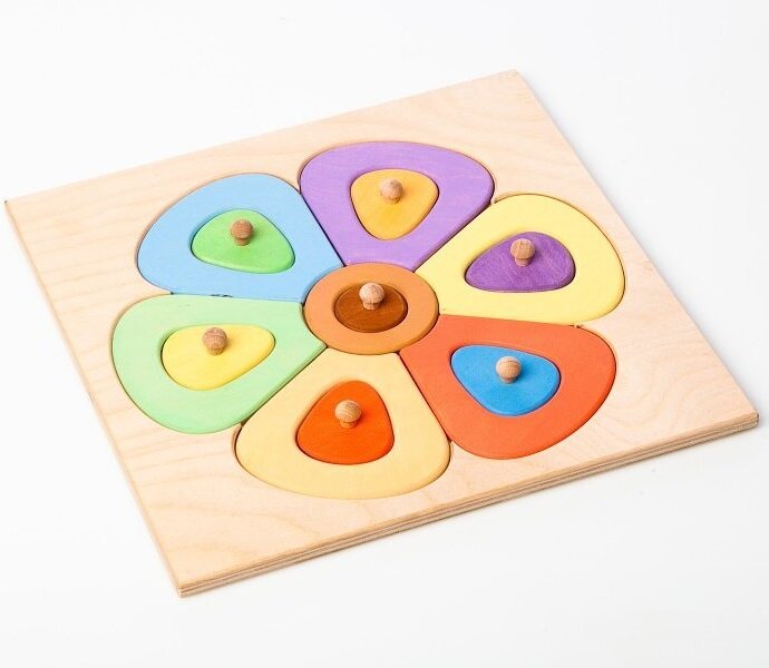 Intra απο ξύλο plywood 3mm-4mm πάχος - Montessori Early Educational Toy Learning Color Baby Kids Παιχνίδι ταξινόμησης σχημάτων Δίασταση 30x30 cm Intraeaxys-6o3y3g37