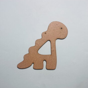 Intra απο ξύλο plywood 3mm-4mm πάχος - Ξύλινο σχήμα δεινοσαύρου Δίασταση 30x30 cm Intraeaxys-eoxlknvo - Image 1