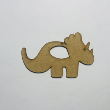 Intra απο ξύλο plywood 3mm-4mm πάχος - Ξύλο Triceratops Σχήμα κοπής Δίασταση 30x30 cm Intraeaxys-pok36587 - Image 1