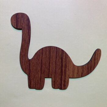 Intra απο ξύλο plywood 3mm-4mm πάχος - Σχήμα αποκοπής ξύλου δεινοσαύρου Δίασταση 30x30 cm Intraeaxys-voq20mqo - Image 1