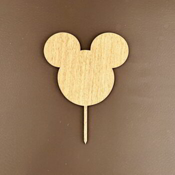 Intra απο ξύλο plywood 3mm-4mm πάχος - Κενό κάλυμμα κέικ Μίκυ Μάους Δίασταση 30x30 cm Intraeaxys-078ynnmo - Image 1