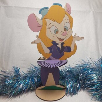 Intra απο ξύλο plywood 3mm-4mm πάχος - Θήκη χαρτοπετσέτας Disney Gadget Hackwrench Δίασταση 30x30 cm Intraeaxys-yon0wjg7 - Image 3