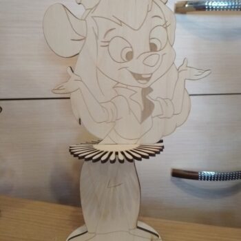 Intra απο ξύλο plywood 3mm-4mm πάχος - Θήκη χαρτοπετσέτας Disney Gadget Hackwrench Δίασταση 30x30 cm Intraeaxys-yon0wjg7 - Image 4
