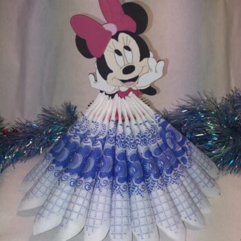 Intra απο ξύλο plywood 3mm-4mm πάχος - Θήκη χαρτοπετσέτας Disney Minnie Mouse Δίασταση 30x30 cm Intraeaxys-eo0qxdg1 - Image 3