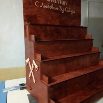 Intra απο ξύλο plywood 3mm-4mm πάχος - Πτυσσόμενη βάση οθόνης Δίασταση 30x30 cm Intraeaxys-joedyk61 - Image 1