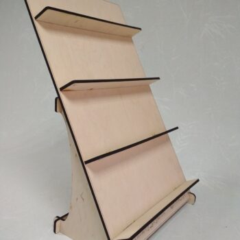 Intra απο ξύλο plywood 3mm-4mm πάχος - Ξύλινο ράφι Επιτραπέζια Βάση Επίδειξης Cupcake Θήκη για επιδόρπια Δίασταση 30x30 cm Intraeaxys-joedgr81 - Image 1