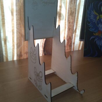 Intra απο ξύλο plywood 3mm-4mm πάχος - Βάση προβολής δωροκάρτας 3mm Δίασταση 30x30 cm Intraeaxys-eo0qmw91 - Image 1