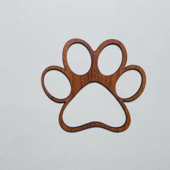 Intra απο ξύλο plywood 3mm-4mm πάχος - Σχήμα εκτύπωσης ποδιού Ημιτελές ξύλινο κόψιμο Δίασταση 30x30 cm Intraeaxys-e1gkjxxo - Image 1