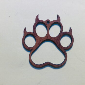 Intra απο ξύλο plywood 3mm-4mm πάχος - Στολίδι με στάμπα από ξύλο Δίασταση 10x10 cm Intraeaxys-eo2034l7 - Image 1