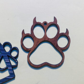 Intra απο ξύλο plywood 3mm-4mm πάχος - Στολίδι με στάμπα από ξύλο Δίασταση 10x10 cm Intraeaxys-eo2034l7 - Image 4