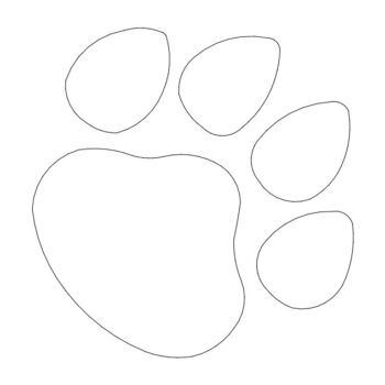 Intra απο ξύλο plywood 3mm-4mm πάχος - Αποτύπωμα ποδιού σκύλου Δίασταση 30x30 cm Intraeaxys-eox2kx1z - Image 1