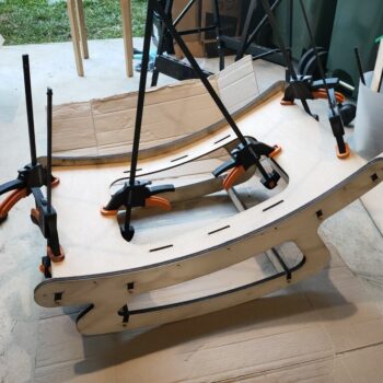 Intra απο ξύλο plywood 3mm-4mm πάχος - Baby Rocker Δίασταση 30x30 cm Intraeaxys-qomm044o - Image 3