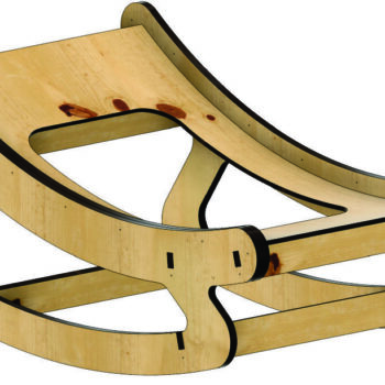 Intra απο ξύλο plywood 3mm-4mm πάχος - Baby Rocker Δίασταση 30x30 cm Intraeaxys-qomm044o - Image 5