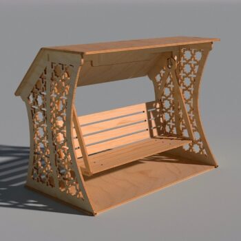 Intra απο ξύλο plywood 3mm-4mm πάχος - Ξύλινη Διακοσμητική Κούνια Δίασταση 30x30 cm Intraeaxys-eo20l067 - Image 1