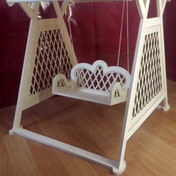 Intra απο ξύλο plywood 3mm-4mm πάχος - Διακοσμητική Κούνια Δίασταση 30x30 cm Intraeaxys-eo4qj097 - Image 1