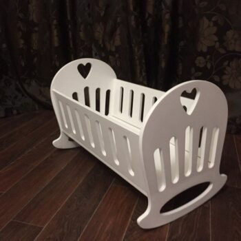 Intra απο ξύλο plywood 3mm-4mm πάχος - Πρότυπο κούνιας κούκλας Δίασταση 30x30 cm Intraeaxys-51rrxdd1 - Image 1