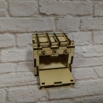 Intra απο ξύλο plywood 3mm-4mm πάχος - Κουκλόσπιτο Μινιατούρα Κουζίνας Δίασταση 30x30 cm Intraeaxys-qomrmvp1 - Image 4