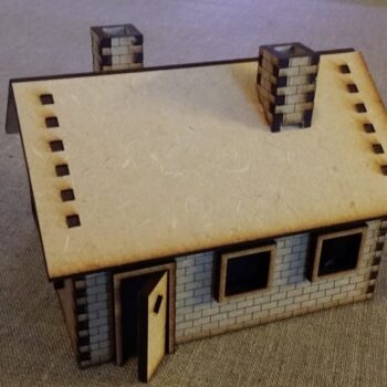 Intra απο ξύλο plywood 3mm-4mm πάχος - Σπίτι από τούβλα με τρεις ορόφους Δίασταση 40x50 cm Intraeaxys-lopqy0x7 - Image 6