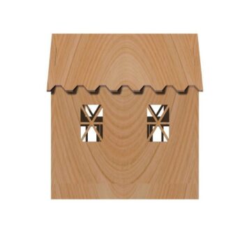 Intra απο ξύλο plywood 3mm-4mm πάχος - Τρισδιάστατο μοντέλο σπιτιού Δίασταση 30x30 cm Intraeaxys-r7vmxrz7 - Image 8