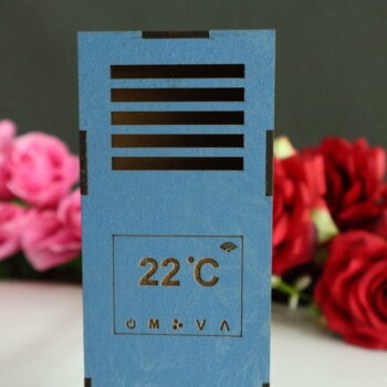 Intra απο ξύλο plywood 3mm-4mm πάχος - Παιχνίδι μινιατούρα κλιματιστικού Δίασταση 30x30 cm Intraeaxys-eoxleego - Image 5