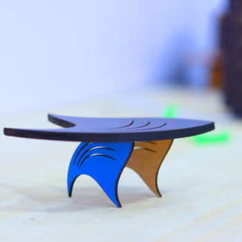 Intra απο ξύλο plywood 3mm-4mm πάχος - Τραπέζι φανταχτερό κουκλόσπιτο Δίασταση 30x30 cm Intraeaxys-eoxlezjo - Image 5