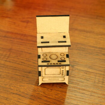 Intra απο ξύλο plywood 3mm-4mm πάχος - Κουκλόσπιτο Κουζίνα Δίασταση 30x30 cm Intraeaxys-r7vm9nz7 - Image 5