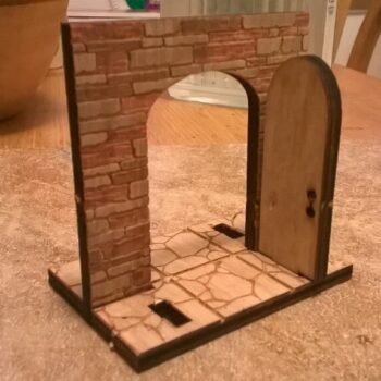 Intra απο ξύλο plywood 3mm-4mm πάχος - Μινιατούρες πόρτες Δίασταση 30x30 cm Intraeaxys-joedj591 - Image 3