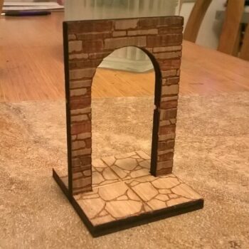 Intra απο ξύλο plywood 3mm-4mm πάχος - Μινιατούρες πόρτες Δίασταση 30x30 cm Intraeaxys-joedj591 - Image 4