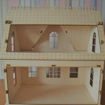 Intra απο ξύλο plywood 3mm-4mm πάχος - Ξύλινο Πρότυπο Σπίτι Δίασταση 40x50 cm Intraeaxys-qommqd8o - Image 4