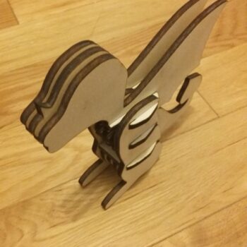 Intra απο ξύλο plywood 3mm-4mm πάχος - Χαριτωμένος Δράκος Δίασταση 30x30 cm Intraeaxys-joererd7 - Image 1