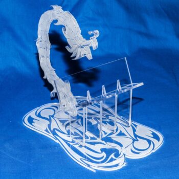 Intra απο ξύλο plywood 3mm-4mm πάχος - Θήκη τηλεφώνου Dragon Δίασταση 30x30 cm Intraeaxys-pok3emk7 - Image 4