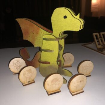 Intra απο ξύλο plywood 3mm-4mm πάχος - Δράκος 4mm Δίασταση 30x30 cm Intraeaxys-d1lvrk6o - Image 1