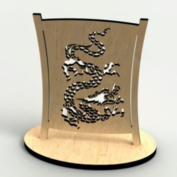 Intra απο ξύλο plywood 3mm-4mm πάχος - Dragon Stand Δίασταση 30x30 cm Intraeaxys-eo0qp2g1 - Image 1