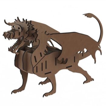 Intra απο ξύλο plywood 3mm-4mm πάχος - Διοργανωτής αναλωσίμων γραφείου Dragon Remote Control Holder Δίασταση 30x30 cm Intraeaxys-eo0qgp31 - Image 1